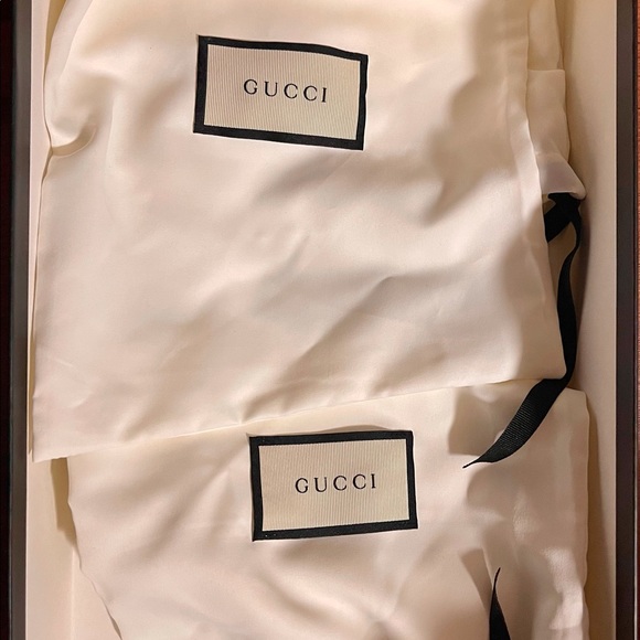 GUCCI Blue Microguccissima Leather Espadrilles, worn literally in store ONLY! - Picture 3 of 5